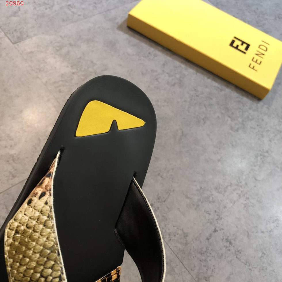 Thumbnail: FENDI Leather Slippers