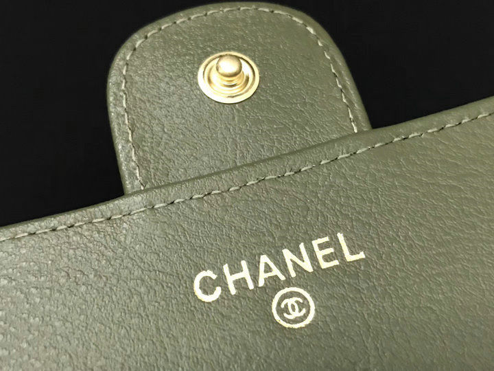 Thumbnail: CHANEL Quilted Sheepskin Leather Wallet