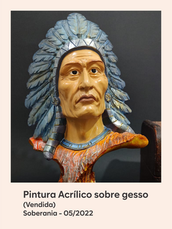 Tela - aquarelas e gesso - soberania 2
