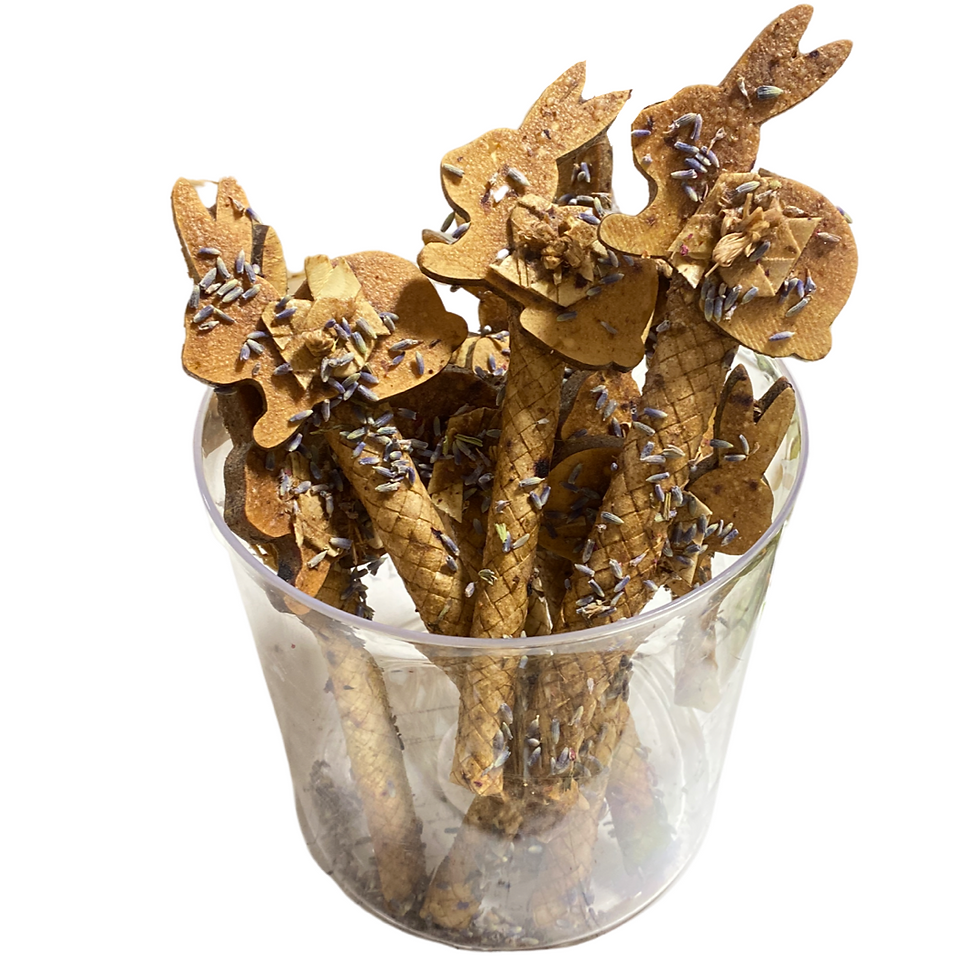 Banana Lavender Pops