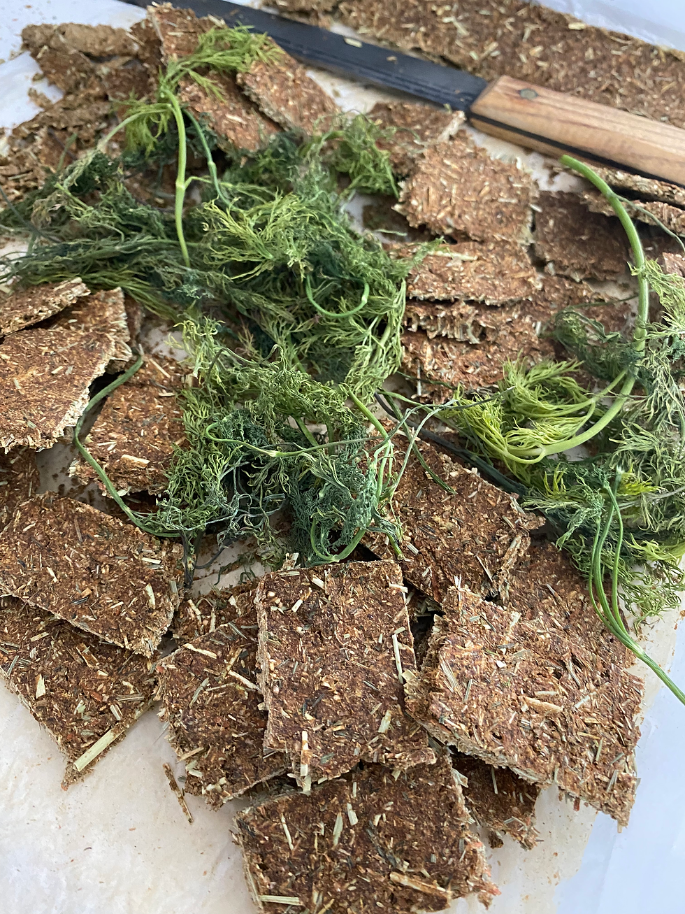Carrot & Dill Crackers