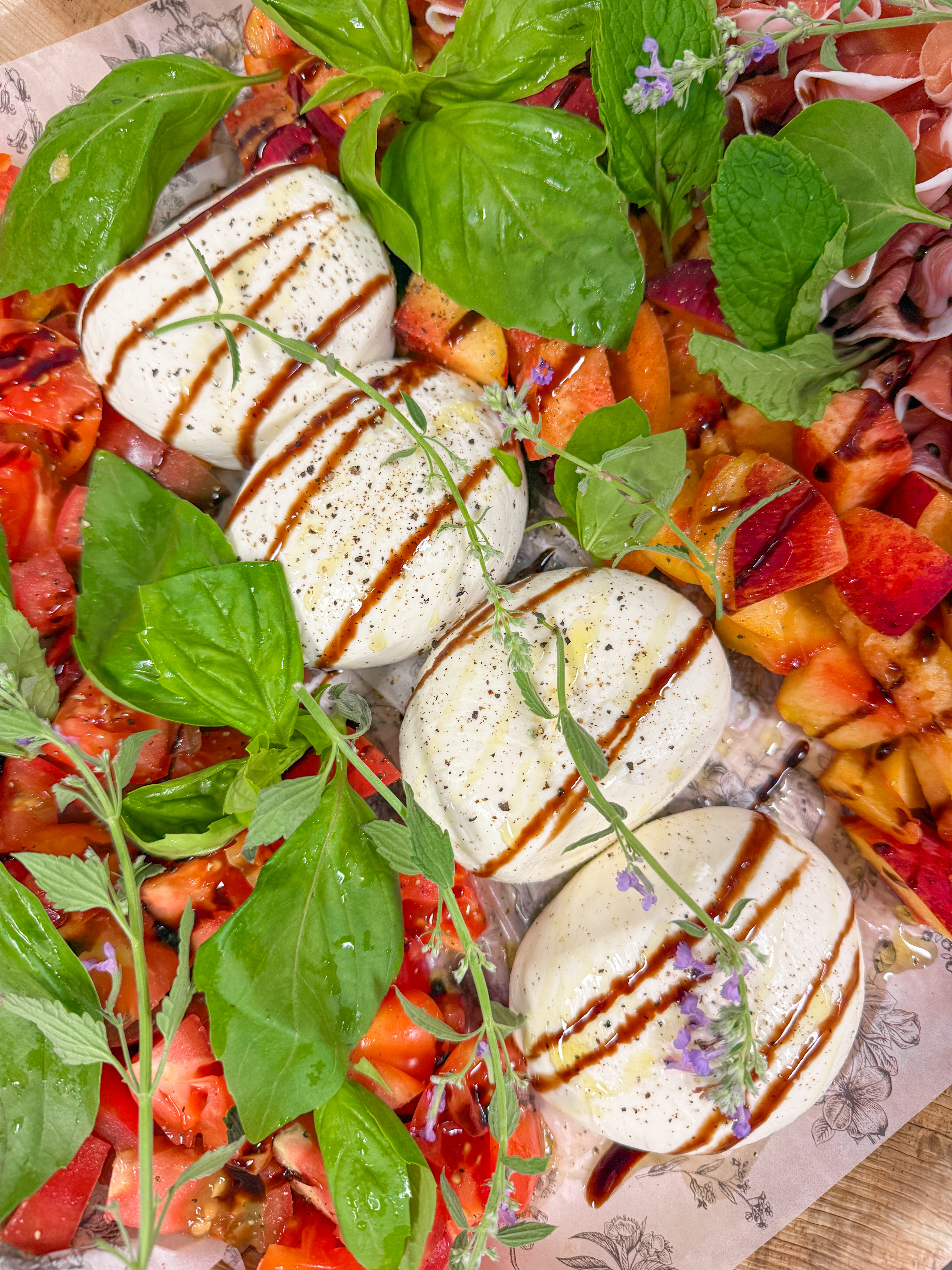 Arranged Food and Objects