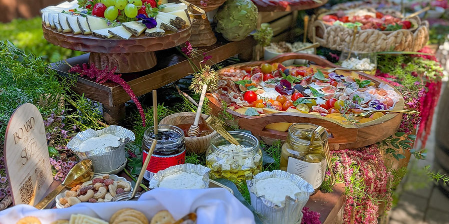 Elevated, tiered, abundant grazing table in SLO.