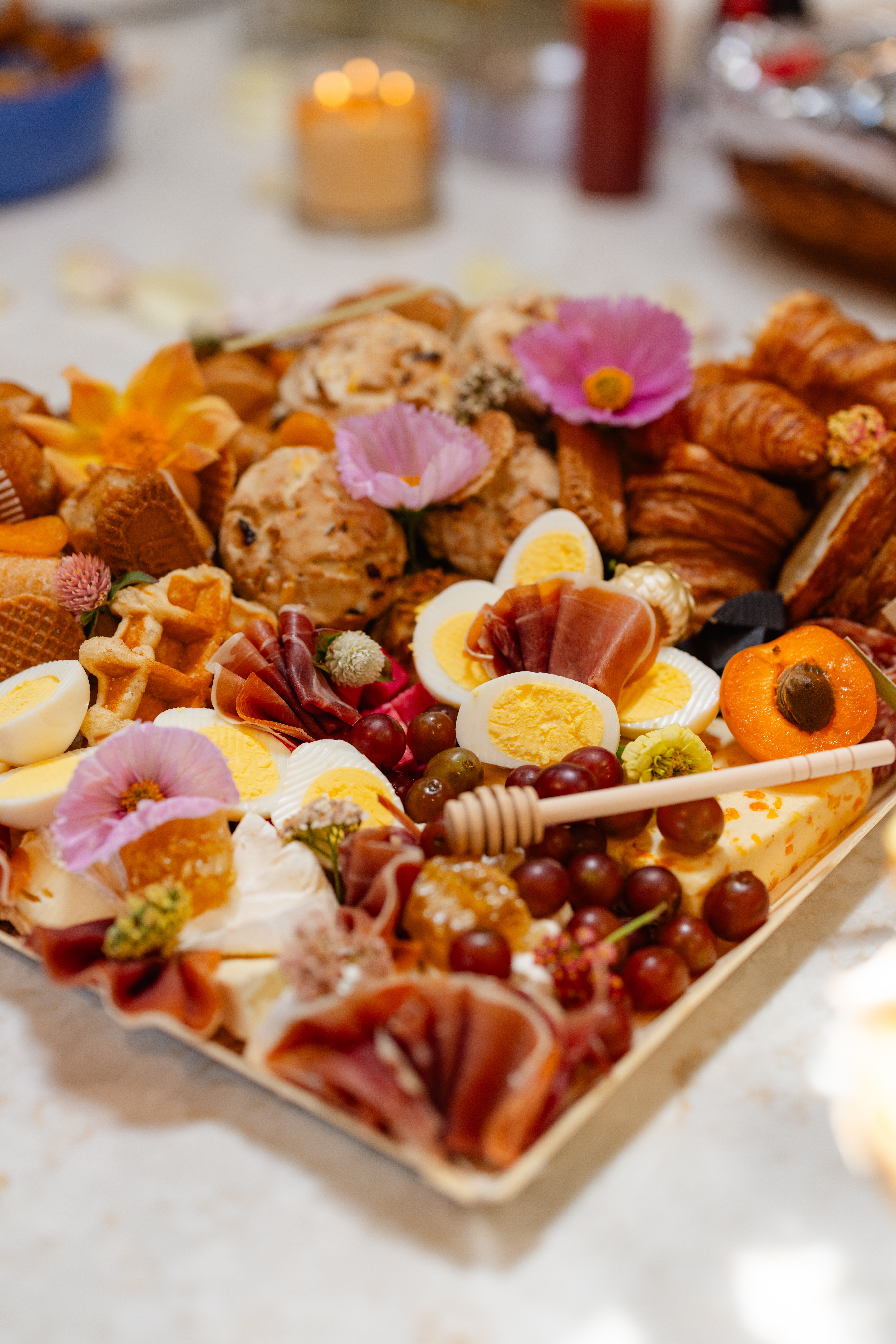 Arranged Food and Objects