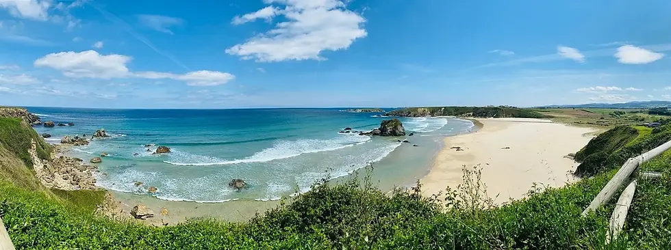 Playa de Peñarronda en el occidente de Asturias