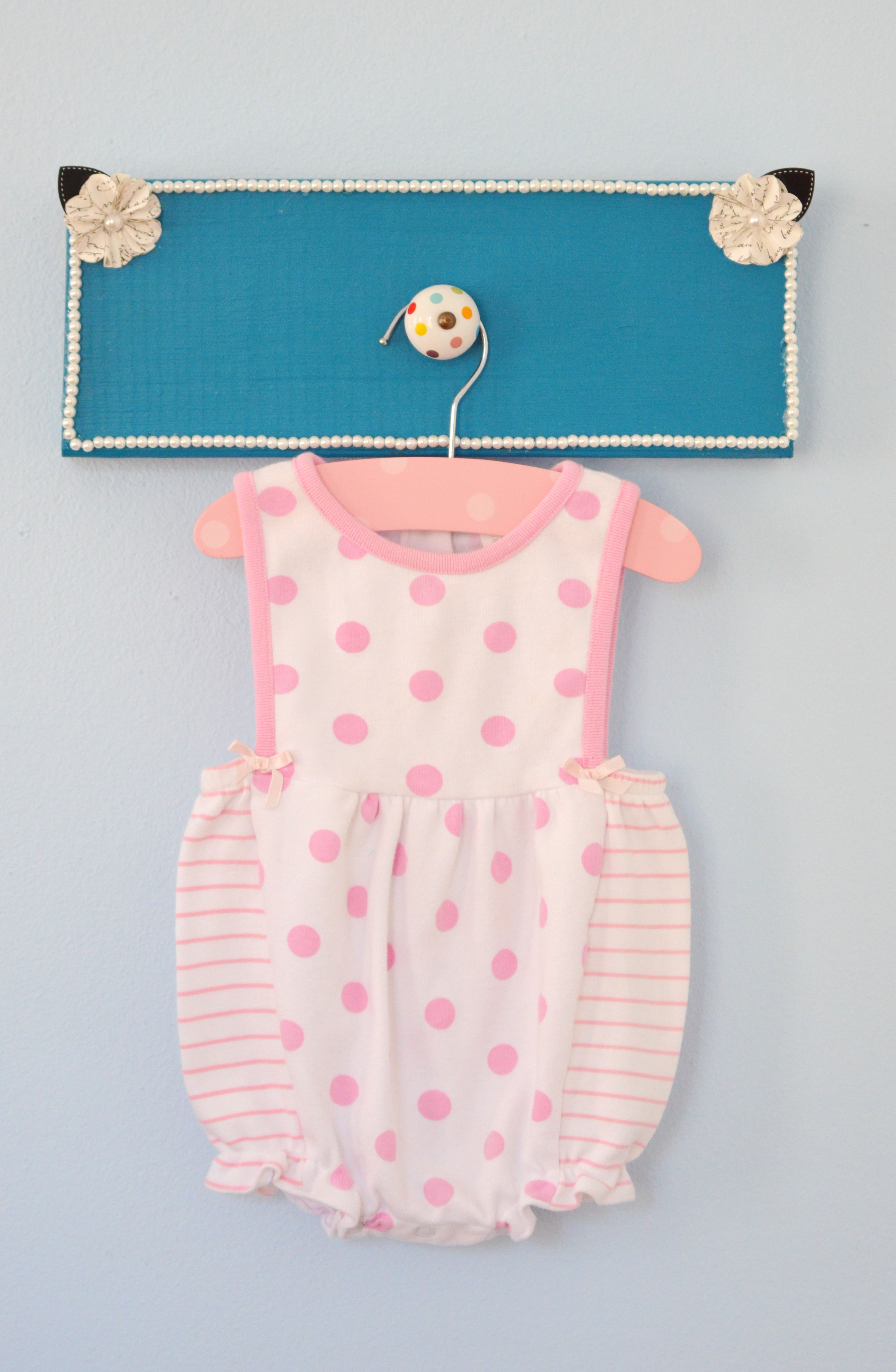 Carter's Pink Polka Dot Romper