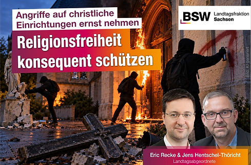 Vandalismus an Kirche