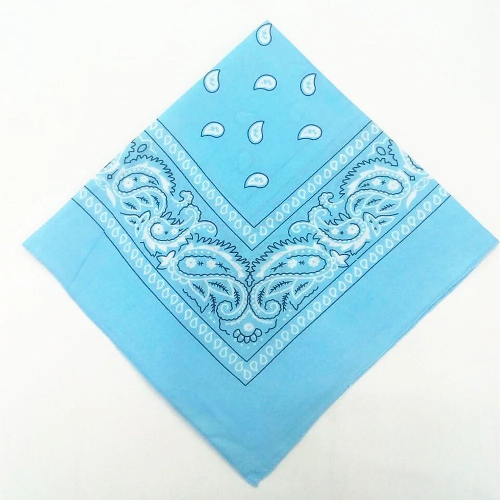 Thumbnail: Unisex Men Women Bandana Hairband Cowboy Mens Biker Sports Headwear Wrist Hairwr
