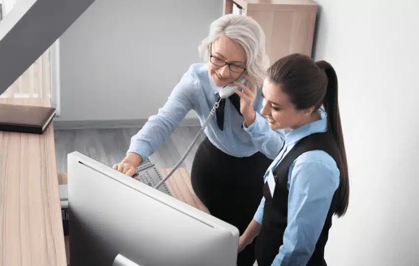 Senior worker mentoring
