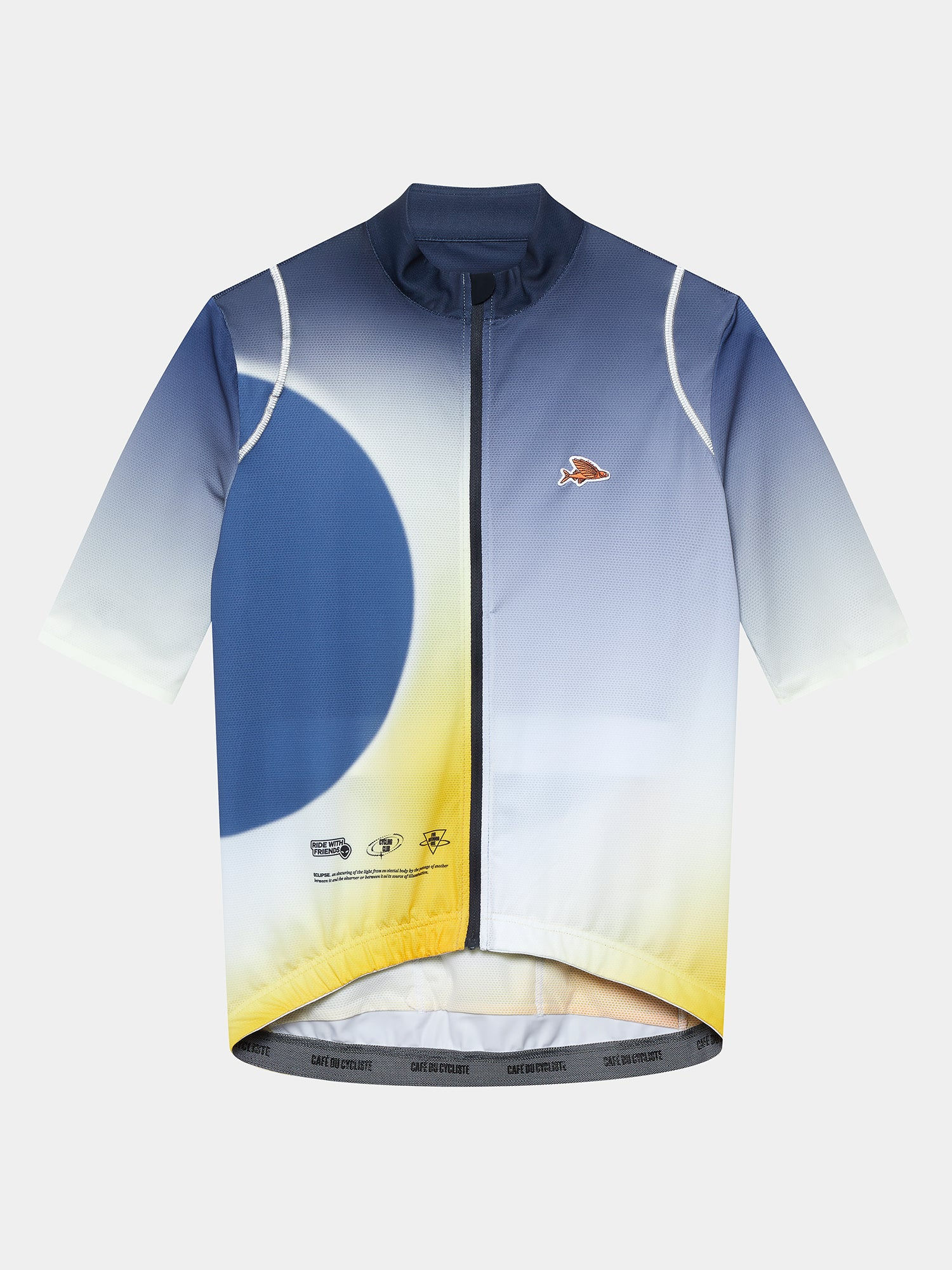 Café Du Cycliste Mona Men's Cycling Jersey Eclipse navy