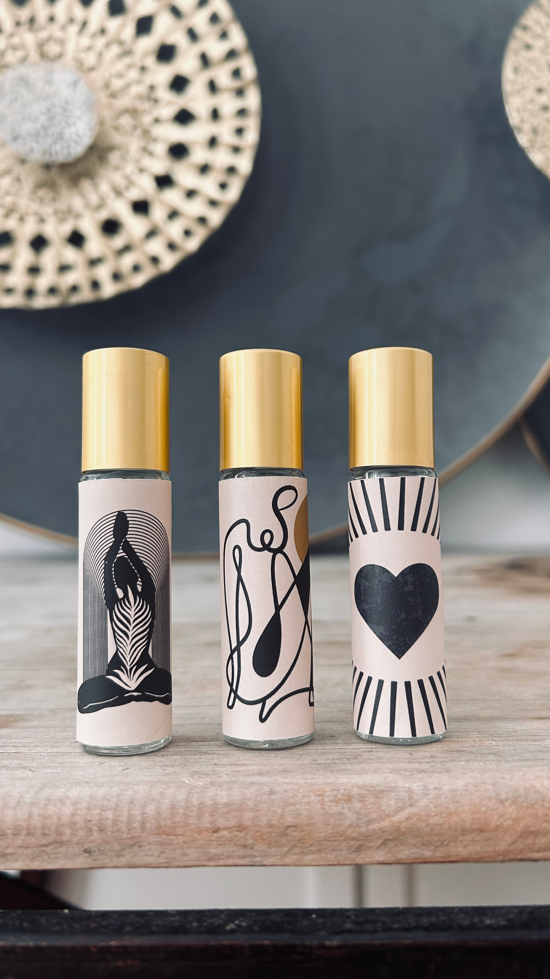 Roll-ON Flaschen Set inkl. Etiketten I 12er Vorteils Set