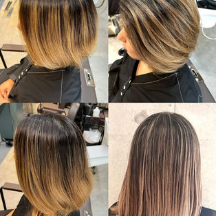 プリンに悩まない！全頭ブリーチから地毛ハイライトへ