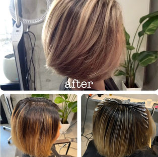 ＋C　最近の地毛ハイライトBEFORE AFTER集