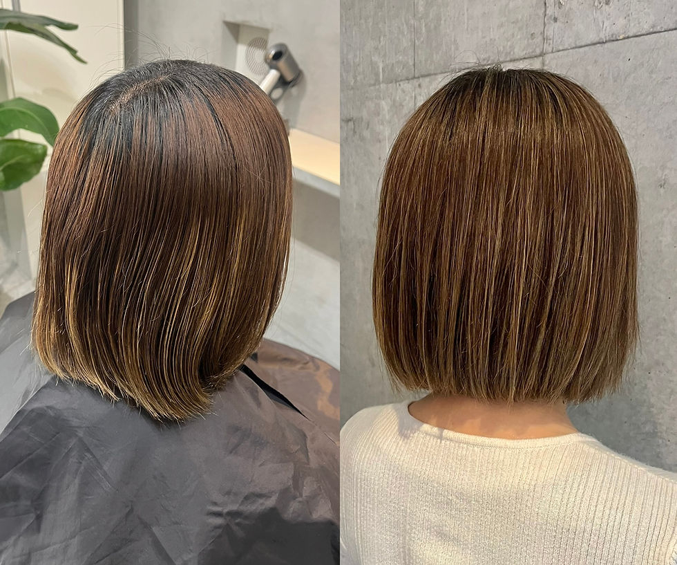 がっつりプリンから地毛ハイライト移行 １歩目