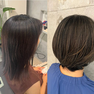 ヘアマニキュア卒業から一年で見違える地毛ハイライトへ