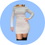 Thumbnail: Grey Off Shoulder Dress