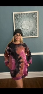 Thumbnail: Tie Dye Sweater Dress
