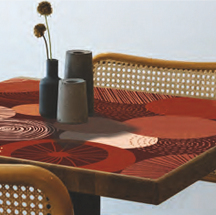 decoração de mobiliário a possibilidade de imprimir diretamente em quase todo o tipo de materiais