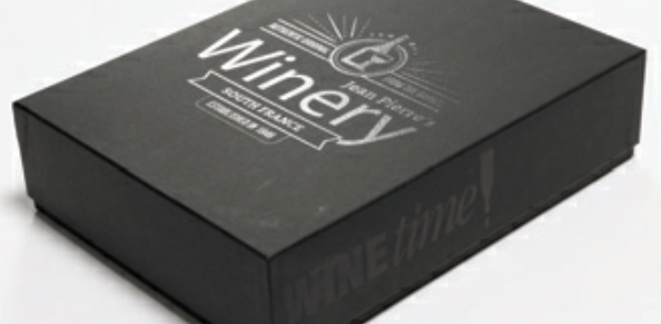 caixa de vinho impressão direta com alta qualidade