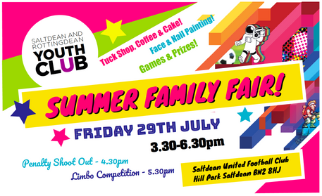 Saltdean and Rottingdean Youth Club - Summer Fair Friday 3.30pm