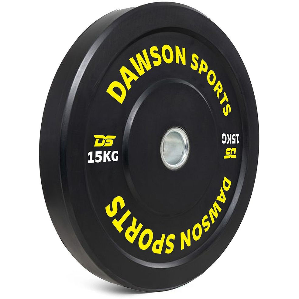 Dawson Sports Rubber Bumper Plate with Upturned Ring | 15 Kg