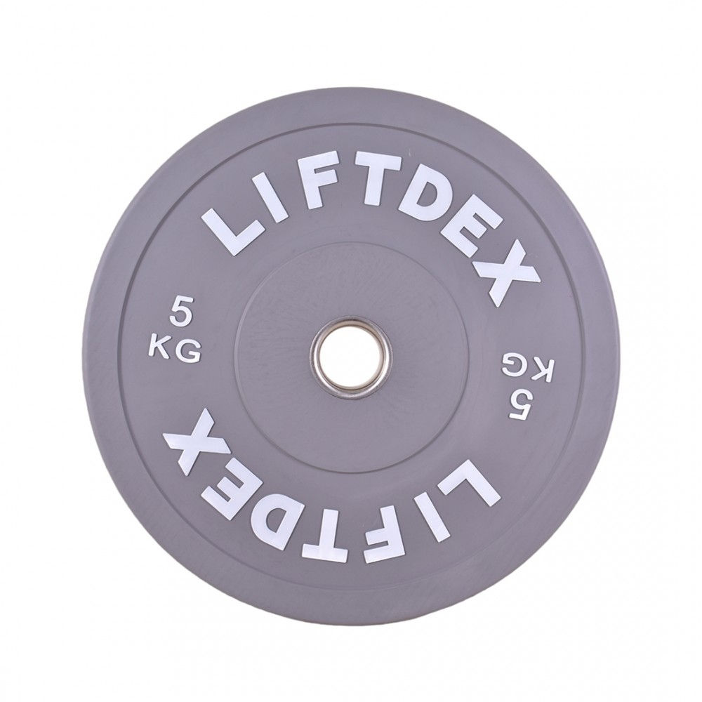 Liftdex Colored 3D Rubber Bumper Plate | 5 Kg - 25Kg | 5 Kg