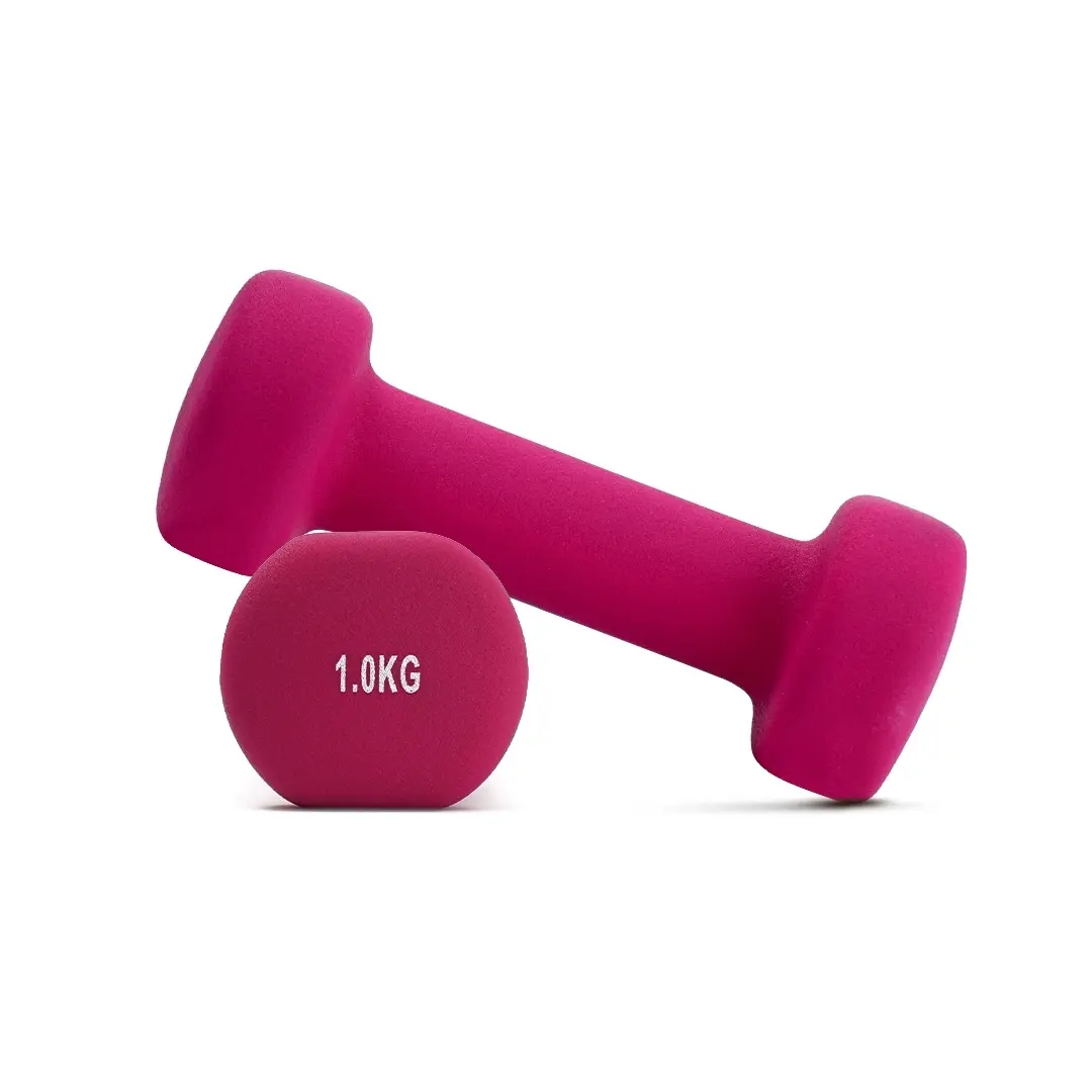 Axox Fitness Neoprene Dumbbell - Pair | Color-Coded Weights for Strength & Rehab
