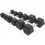Thumbnail: Axox Fitness Rubber Coated Hex Dumbbell -Pair | 27.5 Kg - 50 Kg