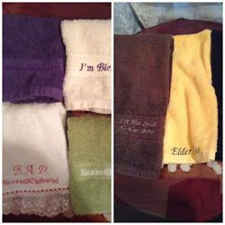 Thumbnail: Personalized Embroidered Towels