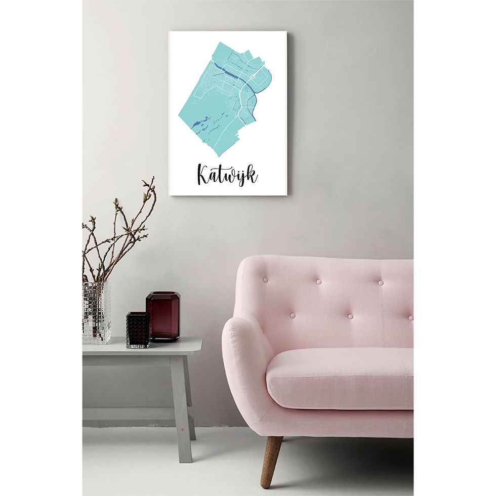 Thumbnail: Stadskaart poster gepersonaliseerd