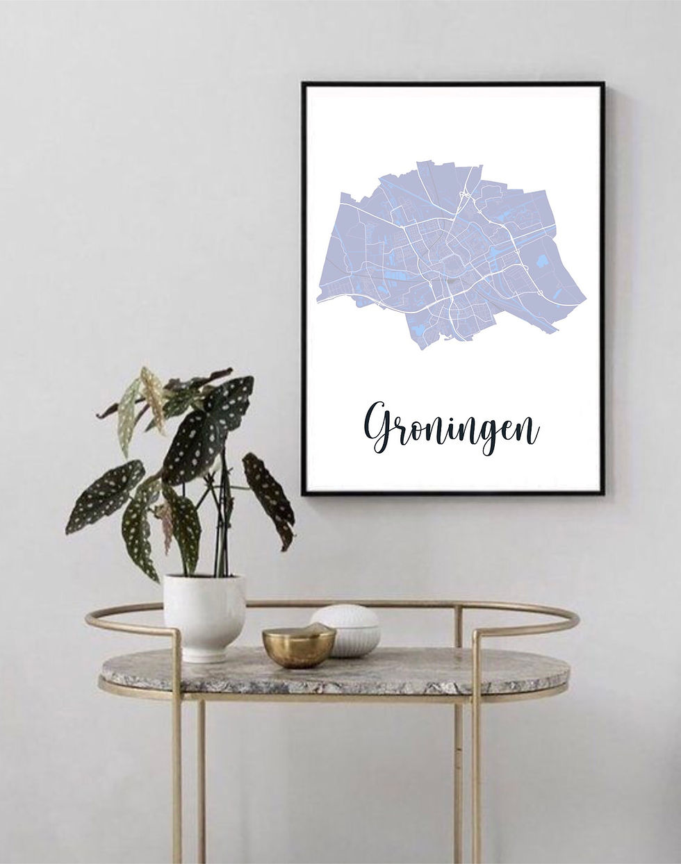 Thumbnail: Stadskaart poster