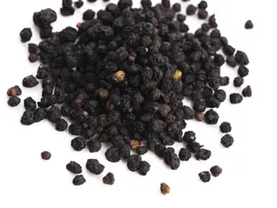 pile of elderberries