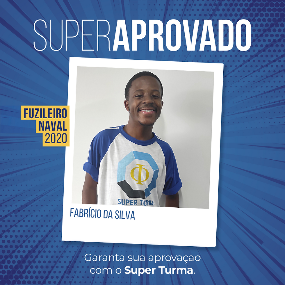 fabrício da silva fuzileiro naval 2020 super turma curso preparatório