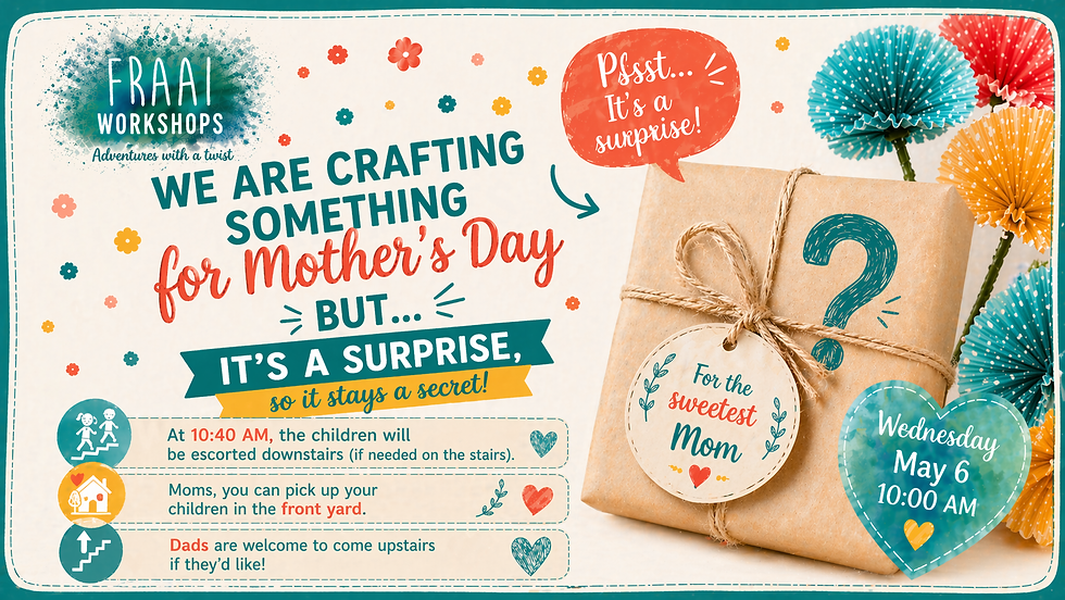 Crafting for Mother's Day 💛