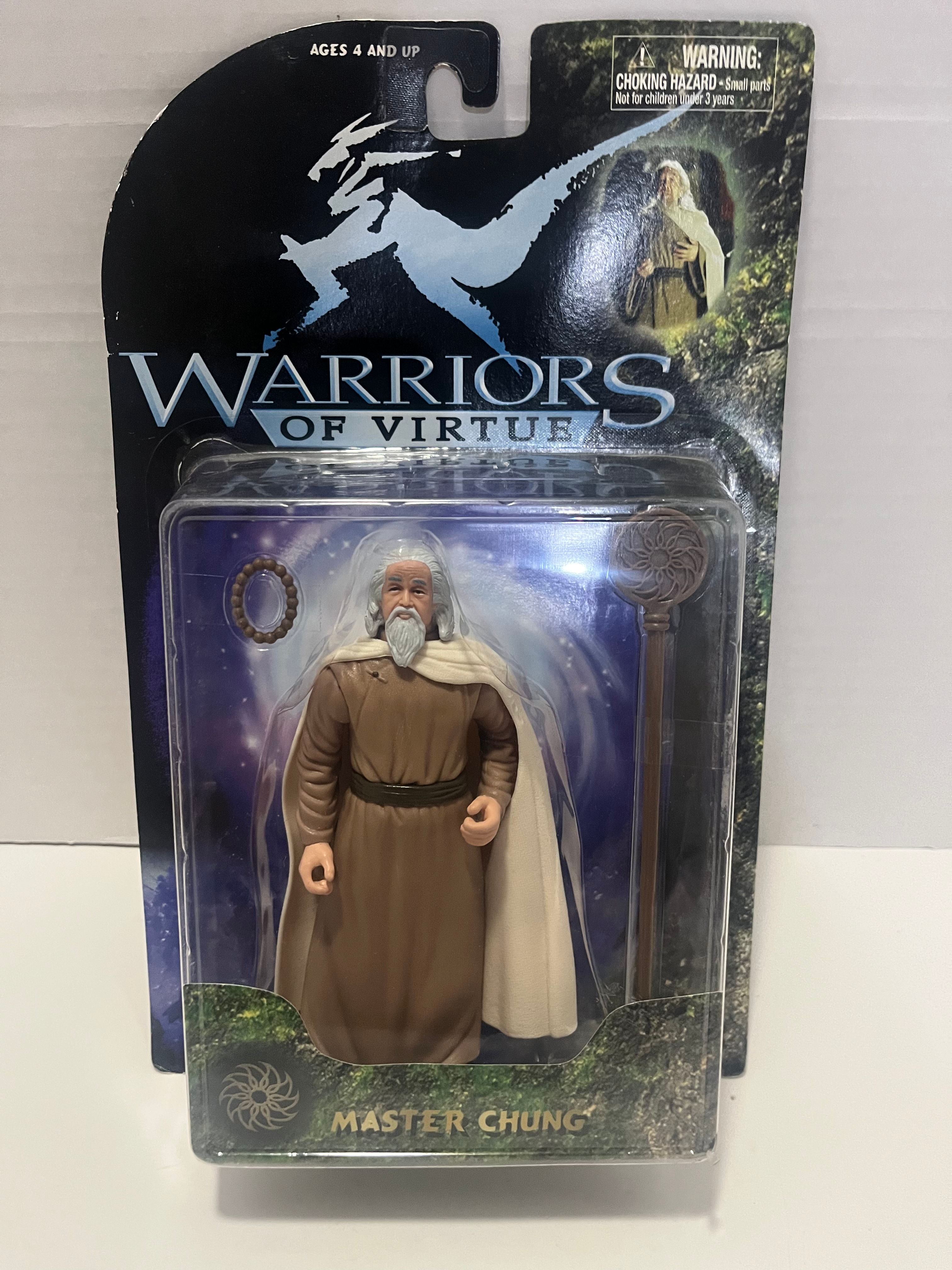Vintage 1997 Play’em Toys: Warriors of Virtue “Master Chung” Action Figure (Seal