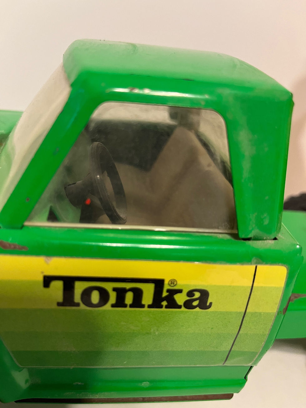 Thumbnail: 1970s Tonka Dump Truck Green and Yellow