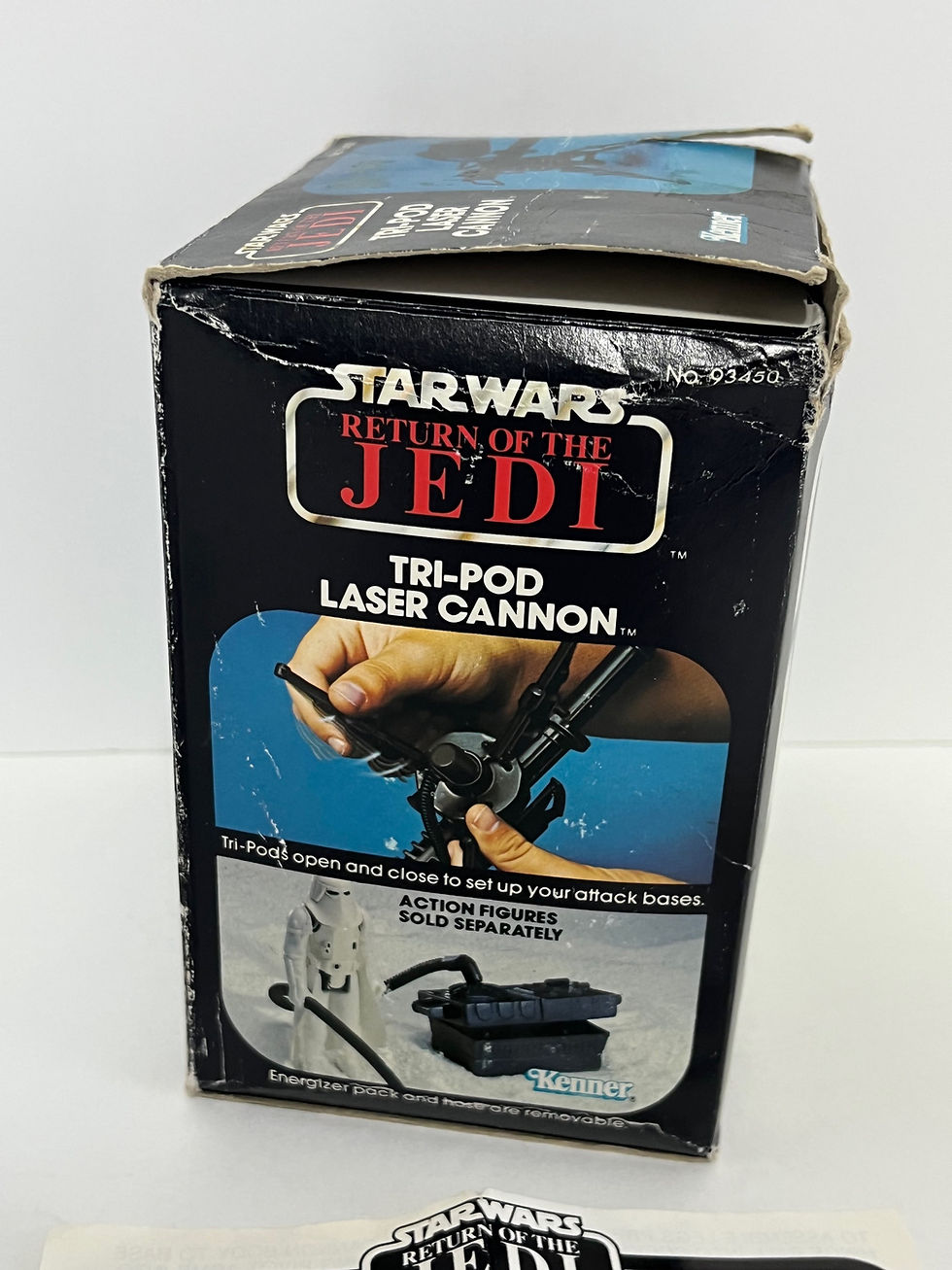 Thumbnail: 1982 Kenner: Star Wars ROTJ “Tri-Pod Laser Cannon” Box, Instructions and Insert