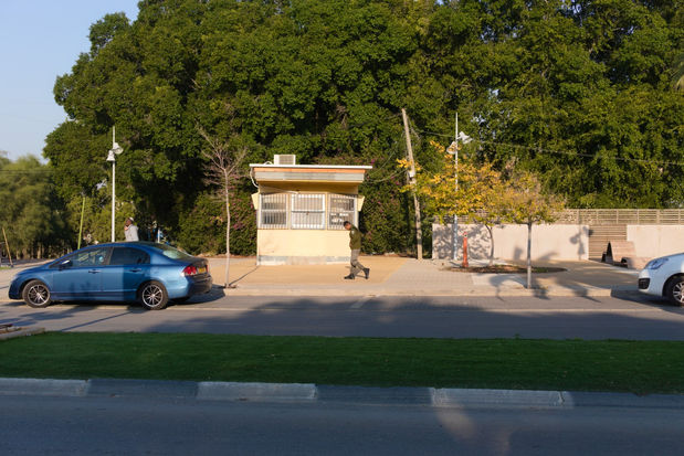 Soldier walking in Qiryat Gat