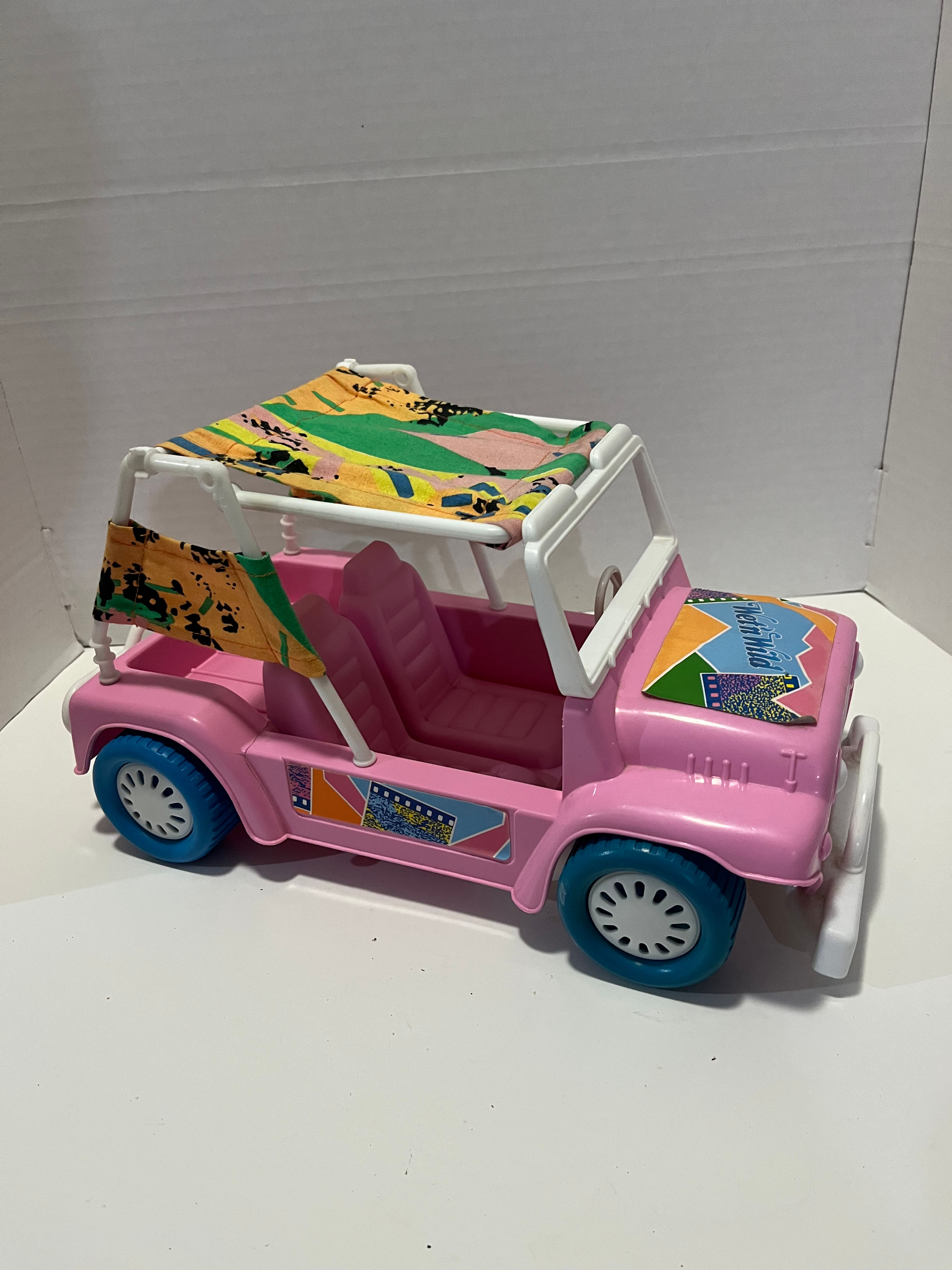 Vintage 1990 Mattel: Wet 'n Wild Barbie Beach Buggy (#7271) Made In Thailand