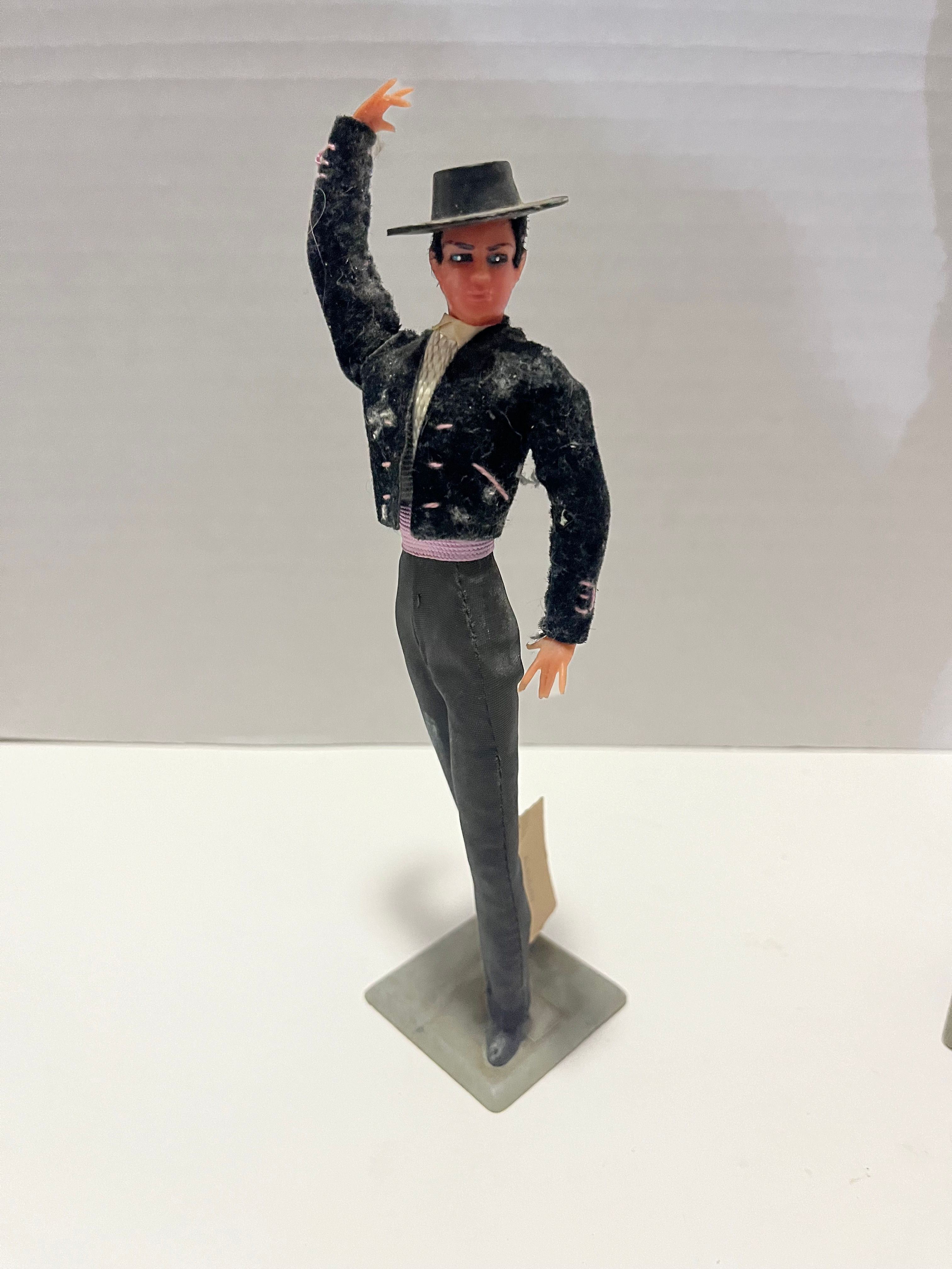 Vintage 8-Inch tall Marin Chiclana Male Flamenco Dancer (Made in Spain)
