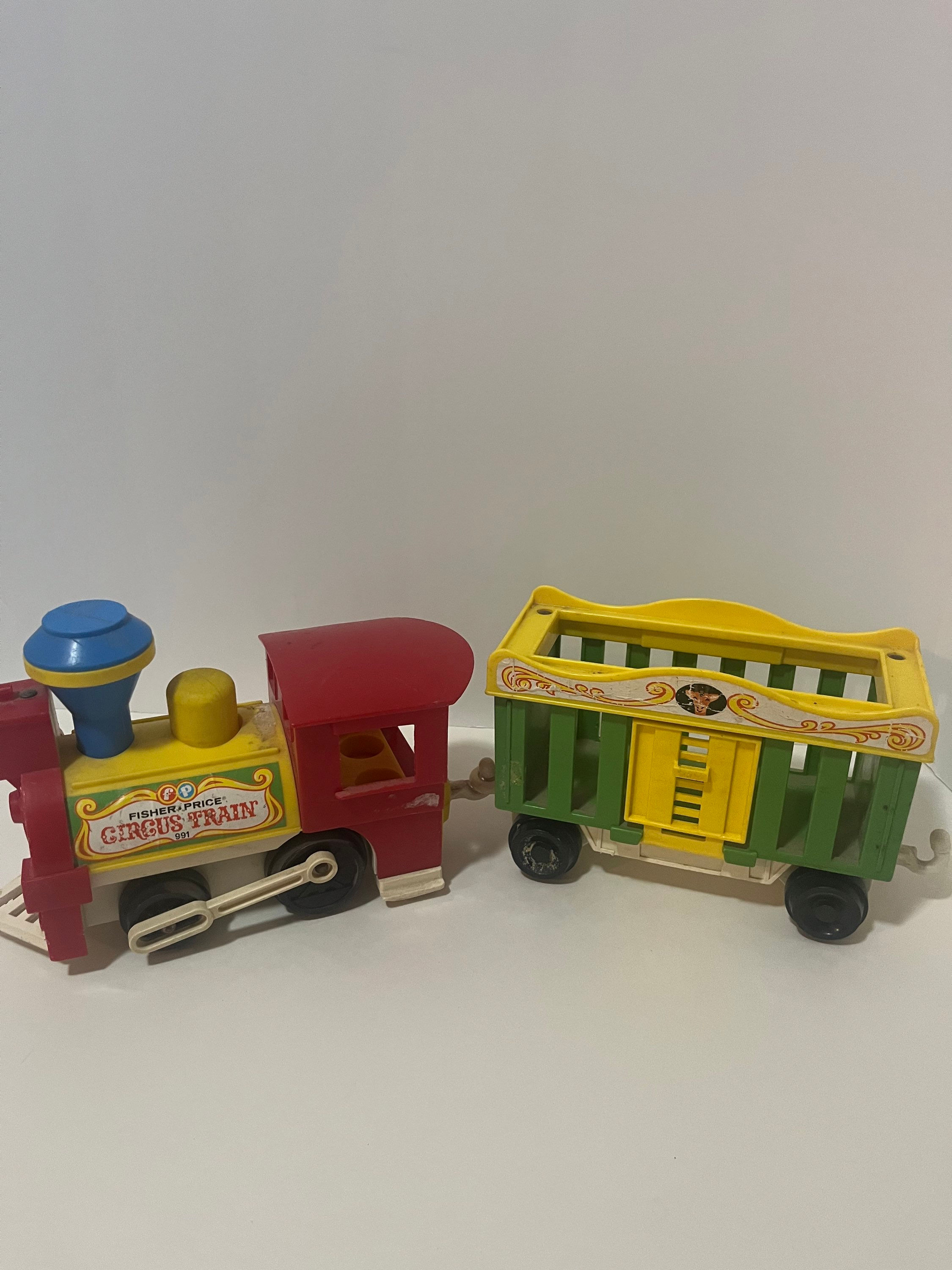 Vintage Fisher Price Little People Circus Train