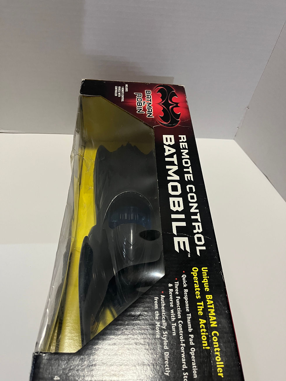 Thumbnail: 1997 Kenner Batman & Robin Remote Control Batmobile.