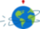 Spinning globe