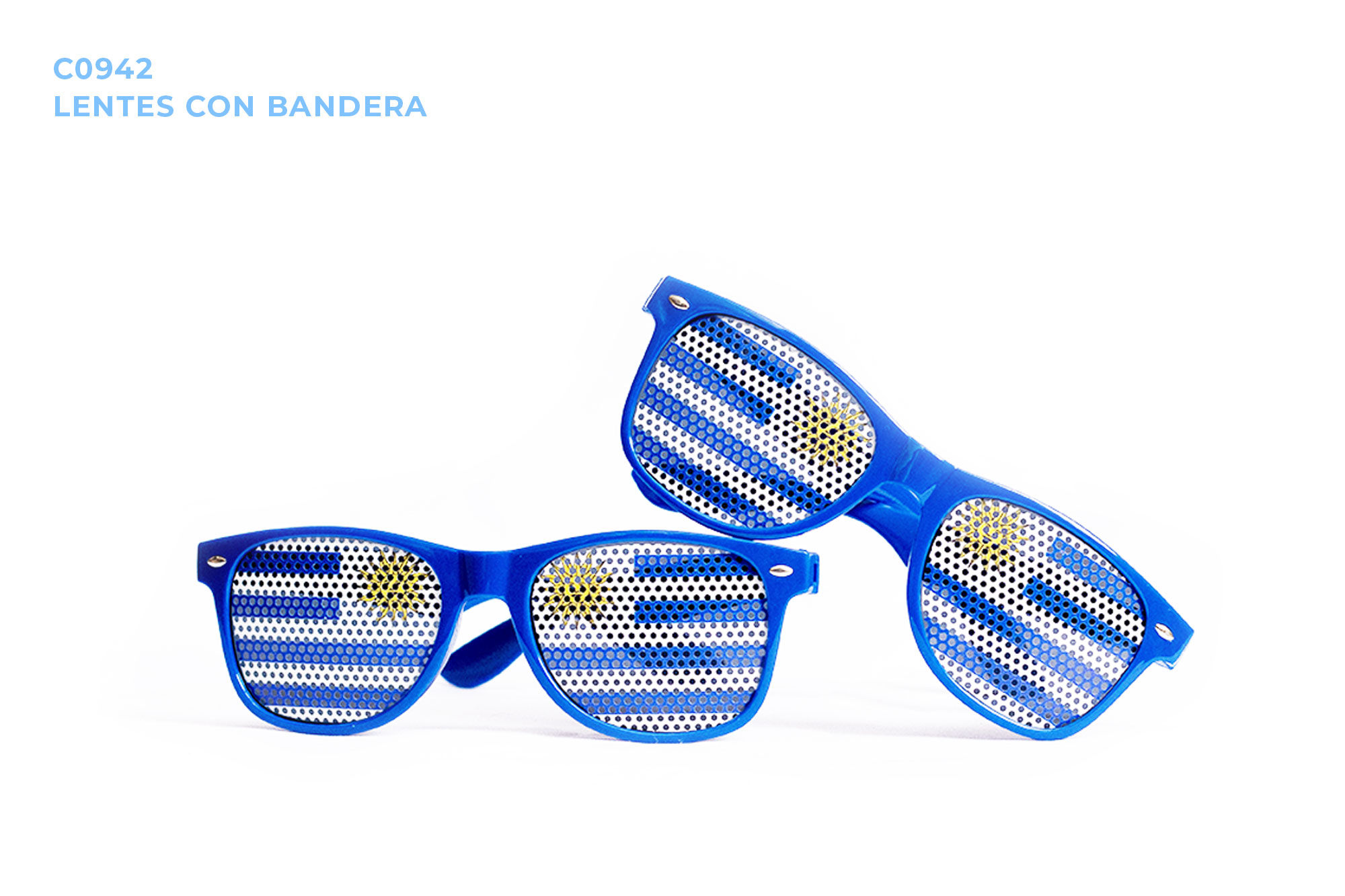 Lentes con bandera