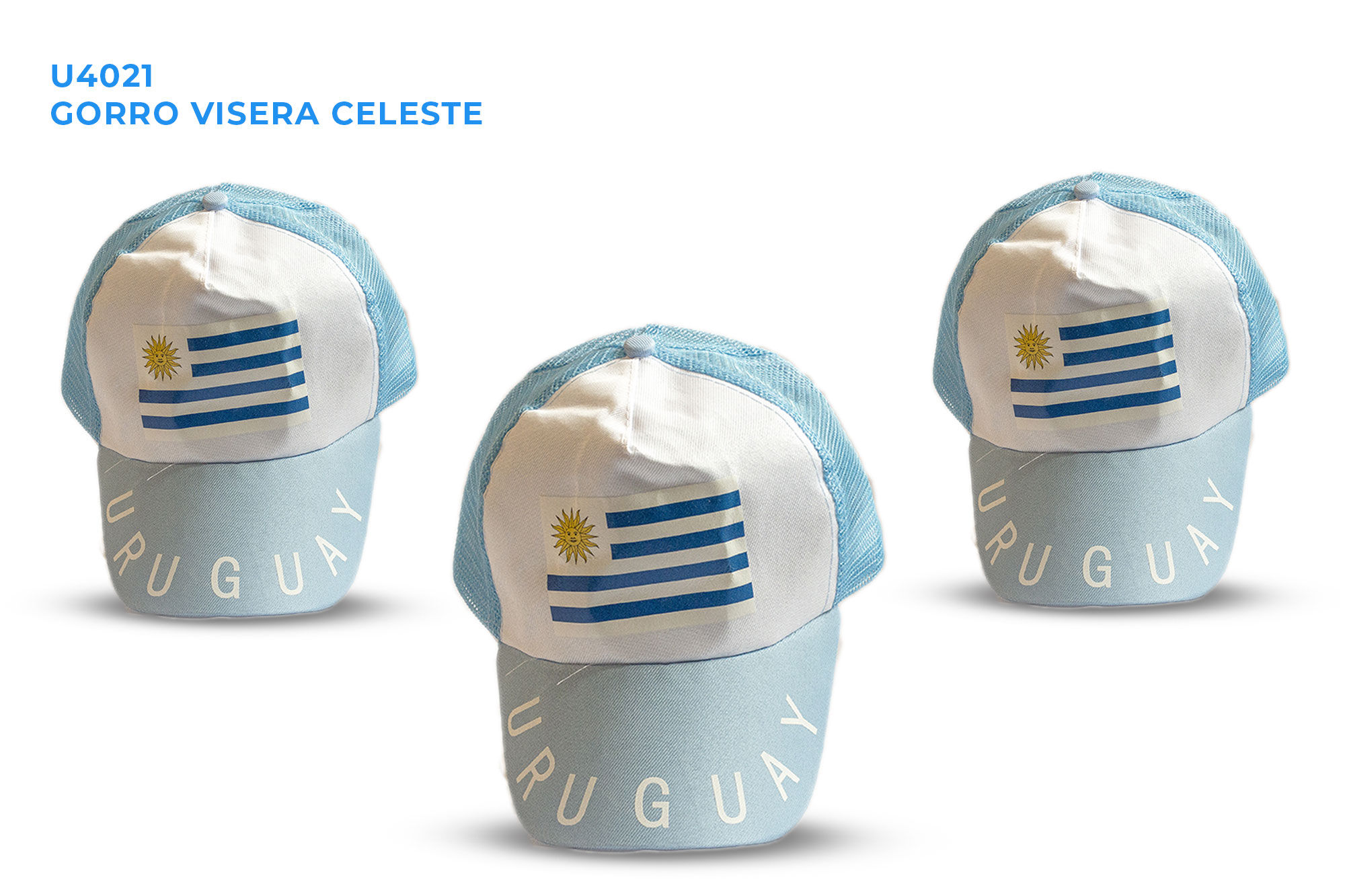 Gorro Visera Celeste