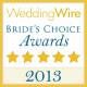 2013 Bride's Choice on Wedding Wire for Wedding Cakes in Savannah, GA.