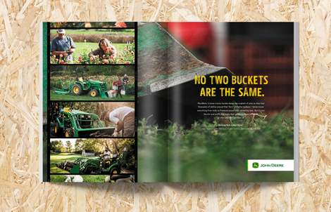 John Deere - "Run With Us" - 2022 Print Ad
