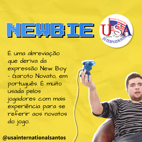 🎮 Você sabe o que é um "Newbie"? Aprenda inglês com vocabulário de games!