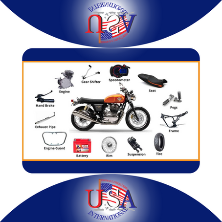 🏍️ Aprenda Inglês com as Partes de uma Moto