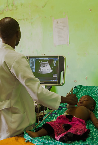 Karen with the medical team in Malawi 
